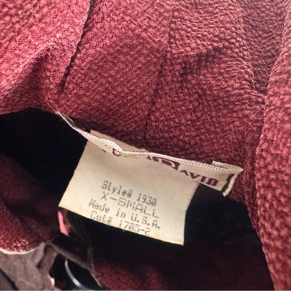 Vintage Neil & David Brown Mixed Fabric Jacket with Velvet Trim - Picture 9 of 9